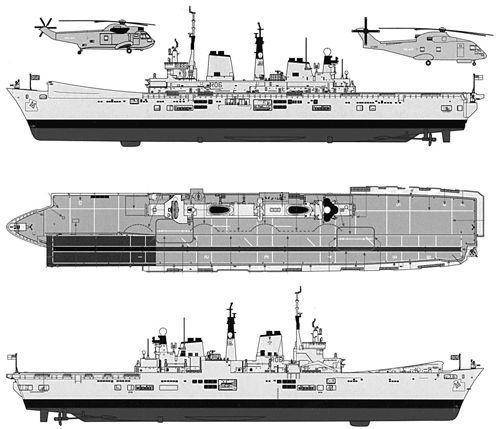 日不落帝国威风不再，“无敌”级航空母舰