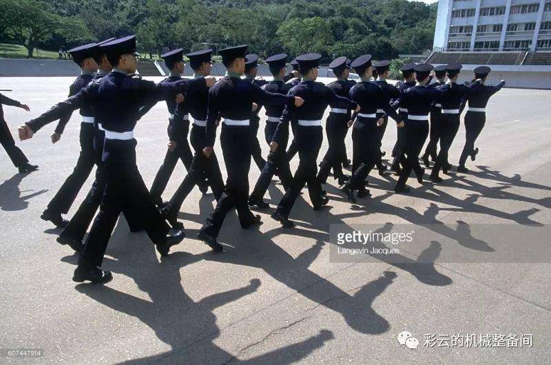 老照片：1993年香港警察学院的学员