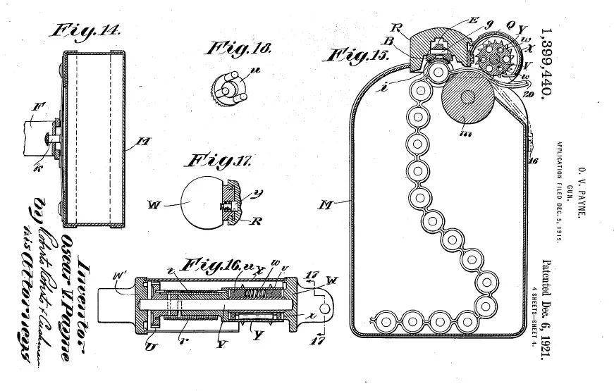 最早的汤姆森冲锋枪，居然是弹带供弹的！